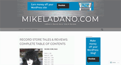 Desktop Screenshot of mikeladano.com