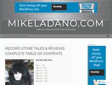Tablet Screenshot of mikeladano.com
